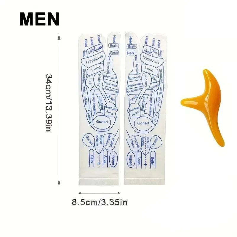 Therapeutic Comfort Acupressure Massage Socks for Ultimate Relaxation - MENLL